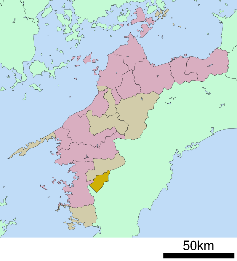 北宇和郡松野町